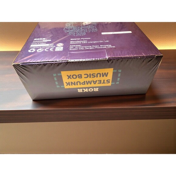 ROKR Orpheus Steampunk Music Box 3D Wooden Puzzle Kit DIY Model Gift New - Picture 5 of 6